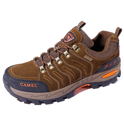 

Camel outdoor CAMEL outdoor hiking shoes couple non-slip shock absorber shoes wear low walking shoes A832303155 khaki black orange red 40