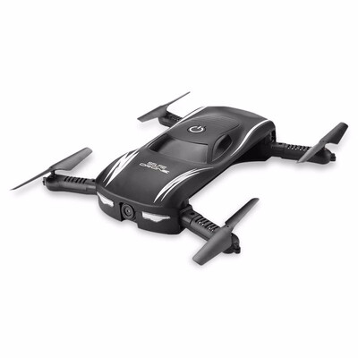

185 Mini Foldable RC Selfie Drone BNF WiFi FPV 03MP Camera Voice Control G-sensor Mode