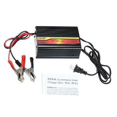 

12V 6A Lightweight LCD Display Smart Fast Car Battery Charger Maintainer