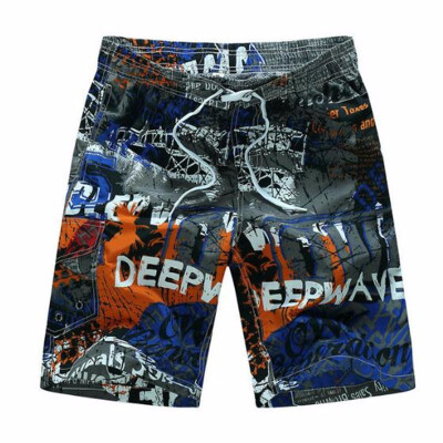 

2018 Summer Hot Men Beach Shorts Quick Dry Printing Board Shorts Men Bermuda Masculina
