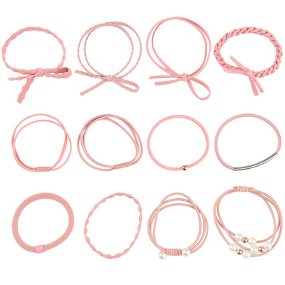 

Beauty skin simple rope rope 30 multi-color combination MF0603 high elastic rubber band hair ring rope rubber band tie rope hair accessories hair band