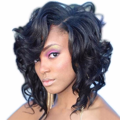 

Womens fashion short curly hair For Women Like Human Hair Short wig