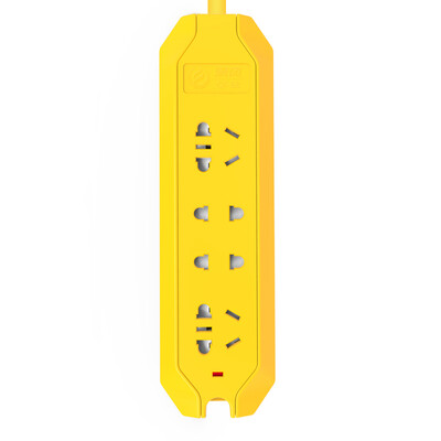 

Breeze kyfen QF-B8 four anti-fall&long line engineering multi-function bold line through security protection door flame retardant material yellow socket 10 meters