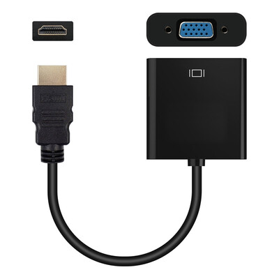

HDMI Male to VGA Female Video Converter 1080P Digital to Analog Audio for PC Laptop Tablet Projector