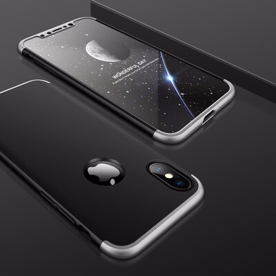 

Goowiiz Phone Case For Iphone 6 Plus6s Plus7 Plus8 Plus Fashion Color collision 360 Degree Coverage PC With Hole