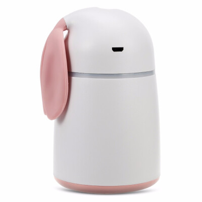 

Rabbit Shape USB Mist Humidifier for Home Office 170ml LED nightlight Low noise perfect for bedroom car office&etc