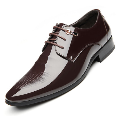 

Mens Breathable Leather Casual Shoes Lace up Oxfords Dress Shoes