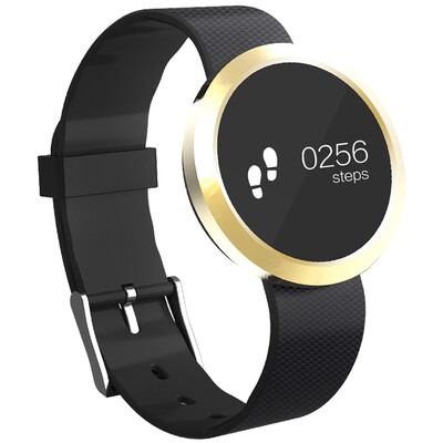 

Fitband F4 Smart Brace Sport Монитор сердечного ритма Спортивный шаг Heart Rate Sleep Monitor Входящий звонок Champagne Gold