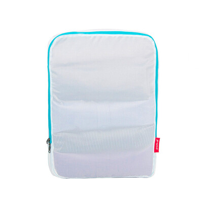 

Pack all light clothing storage bag large L travel storage bag luggage sorting bag dustproof waterproof wearable duffel bag white