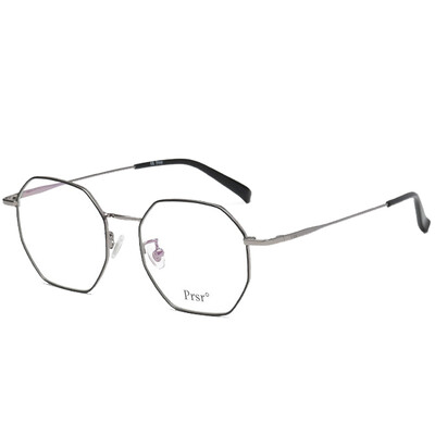 

Psr flat light anti-blue retro metal light glasses frame tide unisex glasses frame PJ66183-COL112