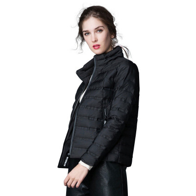 

Women Down Jackets solid color cotton-padded coat