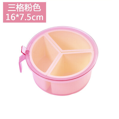 

YINNO Creative Plastic Seal Condiment Tank Barbecue Seasoning Bottlee Grid Starch Box Salt Tank Set Spice Bottle
