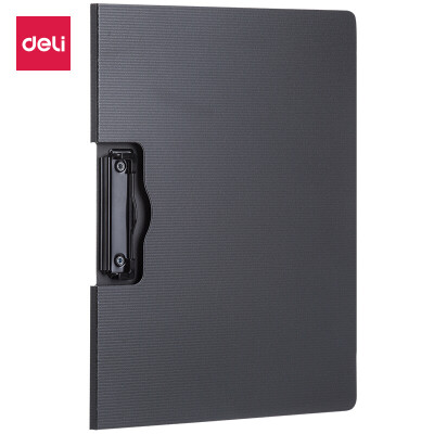 

Deli deli horizontal folding board folder folder A4 folder menu folder gray 5011