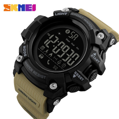 

SKMEI Men Smart Watch Pedometer Calorie Chronograph Fashion Outdoor Sports Watch 50 Meter Waterproof Digital