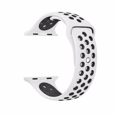 

Apple watch nice Silicone Replacement Sport Band 38mm 42mm For iWatch Series 123 Wrist Bracelet Strap For iWatch Sports