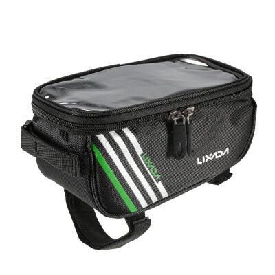 

Bicycle Travel Bag Lixada Cycling Bicycle Bike Front Tube Top Tube Smartphone Bag Bike Frame Pannier Pack Bag 57" Phone Holder Ha