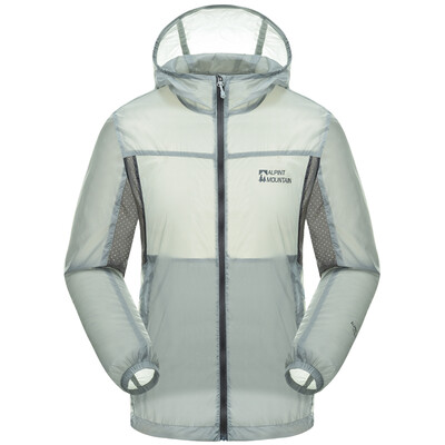 

El Monte ALPINT MOUNTAIN skin clothing couple models men and women light breathable shade skin windbreaker walking water splashing water 640-102 pink blue S