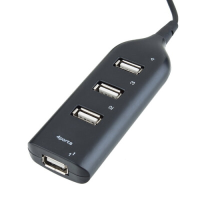 

Mini Slim 4 Port USB 1.1 USB Hub Converter Adapter for Laptop PC High Speed