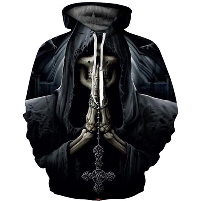 

Mens Hoodie 3D Printed Women Pullover Sweater