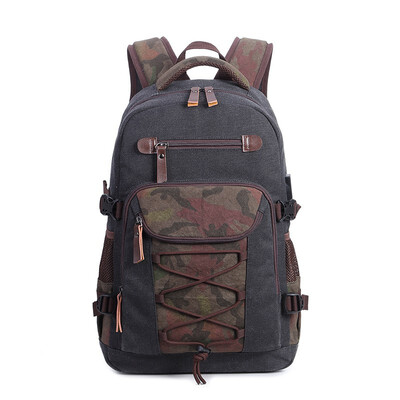 

2018 New USB Canvas Retro Bag for Male&Female Leisure Shoulder Bag Male Travel Backpack Computer Bag