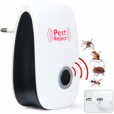 

Multi-purpose Electronic Pest Repeller Ultrasonic Mosquito Rejector for Home Office Insect repellent Indoor Outdoor Camping