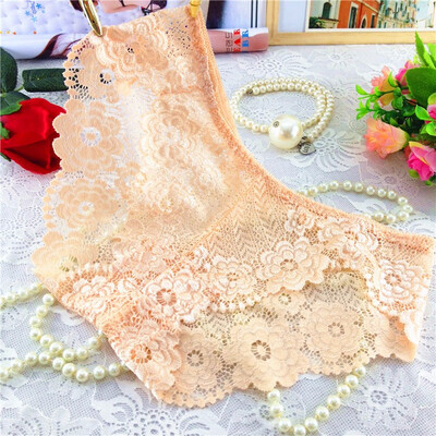 

The latest underwear women sexy lace panties low waist breathable transparent seamless womens underwear briefs
