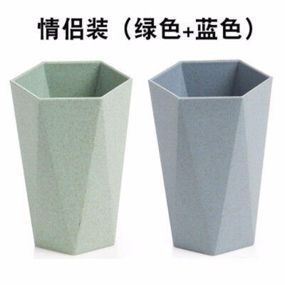

Cntomlv Hot Sale Toothbrush Cup Not Hot Bathroom Sets Toothbrush Comfortable Feel Wheat Straw Drinking Cup Mug Wash Gargle Cup