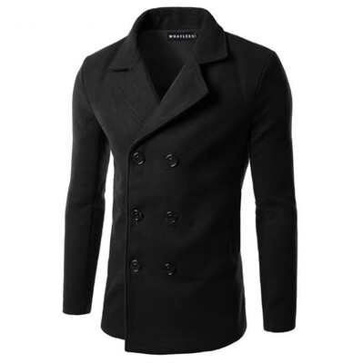 

Zogaa Men's Wind Fashion Double Breasted