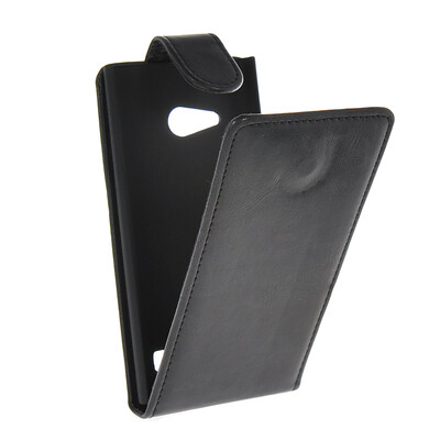 

MOONCASE Smooth skin Leather Bottom Flip Pouch чехол для Nokia Lumia 730 Black