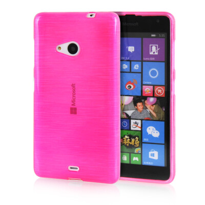 

MOONCASE Candy colors Soft Flexible Silicone Gel TPU Skin Shell Back Case Cover for Microsoft Lumia 535 Hot pink