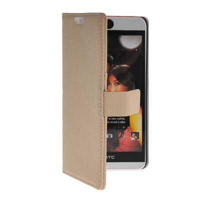 

MOONCASE Slim Leather Side Flip Wallet Card Slot Pouch with Kickstand Shell Back чехол для HTC Desire Eye Beige