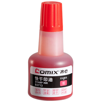 

Comix 40ml red quick&clean cleaning ink office stationery B3713