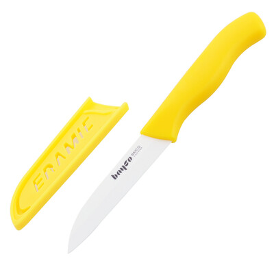 

BAYCO fruit knife 3-inch knife with a ceramic peeler yellow BD8004