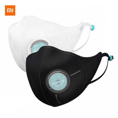

2pcs Original Xiaomi Mijia Airpop Light 360 Degree Air Wear PM25 Anti-haze Face Mask Adjustable Ear Hanging Comfortable Face Mask
