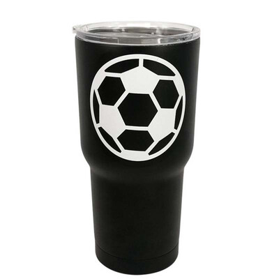 

UpperX 30 oz Football Tumbler Cup Vacuum Insulation Beer Wine Mug Stainless Steel Mug World Cup Coffee Cup