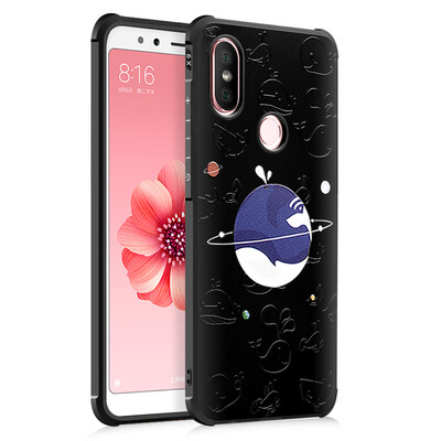 

Goowiiz Fashion Phone Case For Xiaomi Mi 66XA2 Luxury 3D Cute Cartoon Slim Full Soft Silicone Prevent falling