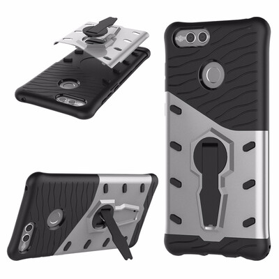 

Goowiiz Phone Case For Huawei Honor 7X Play6X PlayMate 9 LiteGR5 2017 Luxury Armor TPUPC Silicone Hard Bracket