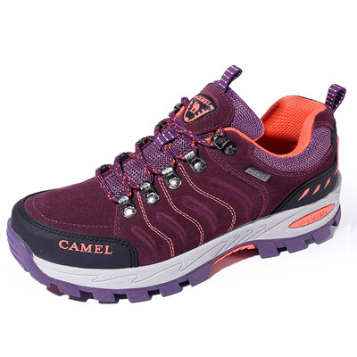 

Camel outdoor CAMEL outdoor hiking shoes couple non-slip shock absorber shoes wear low walking shoes A833036133 purple black cold orange 36