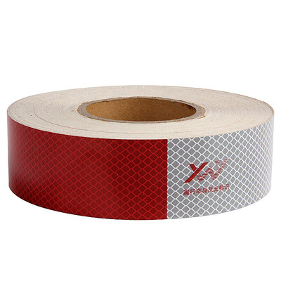 

Fun car body reflective logo 50 meters GB CCC certification car red&white film high reflective warning stickers truck truck trailer red&white reflective