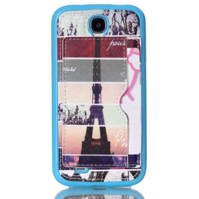 

MITI Luxury PU Leather Material Case For Samsung Galaxy S4 i9500 Phone Case Cover With Card Slot Stand
