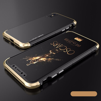 

Goowiiz Phone Case For Iphone 7 Plus8 Plus Luxury 3 in1 Metal PC Hard Hybrid Slim Back Case Full Protection