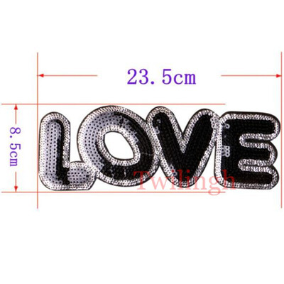 

1Pcs Big Patches Brand Shine Sequin 3D Sticker Stickers Wing Rose Embroidery Motif Applique Garment Kids Women DIY Clothes Badge