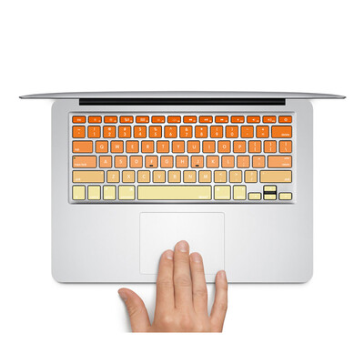 

GEEKID@ Macbook retina 15 keyboard decal sticker US style Yellow macbook pro retina 13 individual keys sticker skin Protector
