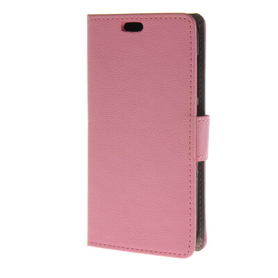 

MOONCASE Soft skin PU Wallet Flip Card Stand Back Leather Case Cover for Huawei Ascend Y520 Pink