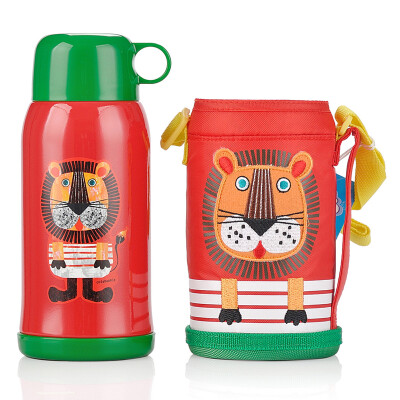 

【Jingdong Supermarket】 Tiger Tiger Tiger Insulation Cup with Tube Cup Set Student Water Bottle 304 Stainless Steel Water Cup MML-C06C-CT Tiger