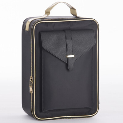 

Hard shell beauty cosmetic bag large capacity woman travel shoulder bags backpack suitcase 6 compartment luggage makeup Toolbox