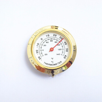 

Cigar box thermometer gift thermometer pointer type hygrometer