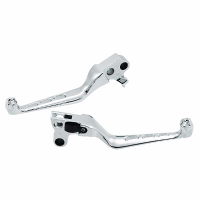 

Chrome Skull Brake Clutch Levers For Harley Touring Sportster Night Train Fatboy Electra Glide FXDB FLSTN FLHR Road King