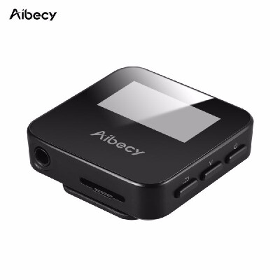 

Aibecy T1 8GB MP3 Music Player BT Clip Player with FM Radio Recorder HD Sound Quality for Music Sport Fans