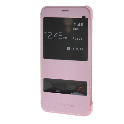 

MOONCASE чехол для Meizu M2 Note Meilan Note2 Ultra Slim View Window Flip Leather Case Cover Pink